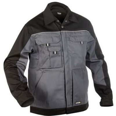 DASSY werkjas lugano p/k grijs/zwart xl DASSY werkjas lugano p/k grijs/zwart xl