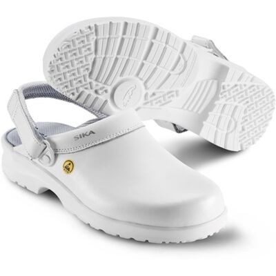 SIKA fusion clog esd m. hielriempje ob src - 19467 wit wit maat 38 - 5703617108101 SIKA fusion clog esd m. hielriempje ob src - 19467 wit wit maat 38 - 5703617108101
