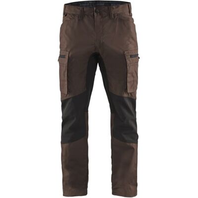 Blåkläder service werkbroek met stretch 14591845 bruin/zwart maat 46 - 7330509527481 Blåkläder service werkbroek met stretch 14591845 bruin/zwart maat 46 - 7330509527481