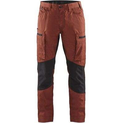 Blåkläder service werkbroek met stretch 14591845 gebrand rood/zwart maat 46 - 7330509781142 Blåkläder service werkbroek met stretch 14591845 gebrand rood/zwart maat 46 - 7330509781142