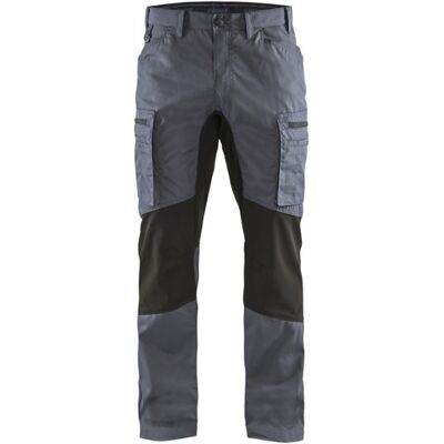 Blåkläder service werkbroek met stretch 14591845 grijs/zwart maat 56 - 7330509498767 Blåkläder service werkbroek met stretch 14591845 grijs/zwart maat 56 - 7330509498767