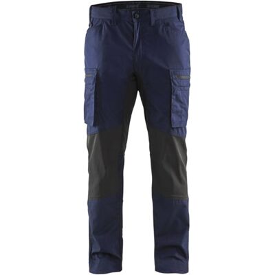 Blåkläder service werkbroek met stretch 14591845 marineblauw/zwart maat 52 - 7330509498538 Blåkläder service werkbroek met stretch 14591845 marineblauw/zwart maat 52 - 7330509498538
