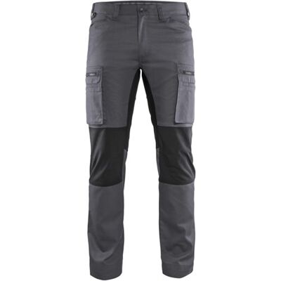 Blåkläder service werkbroek met stretch 14591845 medium grijs/zwart maat 60 - 7330509748848 Blåkläder service werkbroek met stretch 14591845 medium grijs/zwart maat 60 - 7330509748848