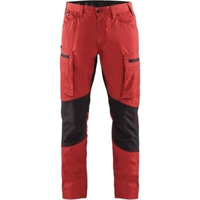 Blåkläder service werkbroek met stretch 14591845 rood/zwart maat 54 - 7330509498125 Blåkläder service werkbroek met stretch 14591845 rood/zwart maat 54 - 7330509498125