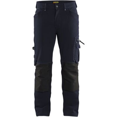 Blåkläder werkbroek 4-weg stretch x1900 zonder spijkerzakken 19891644 donker marineblauw/zwart maat 48 - 7330509686966 Blåkläder werkbroek 4-weg stretch x1900 zonder spijkerzakken 19891644 donker marineblauw/zwart maat 48 - 7330509686966