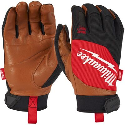 Milwaukee Accessoires hybrid lederen werkhandschoenen - xl/10 1 paar - 4932471914 Milwaukee Accessoires hybrid lederen werkhandschoenen - xl/10 1 paar - 4932471914