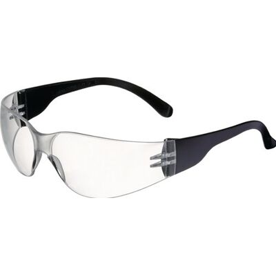 Promat /tecwerk veiligheidsbril daylight basic en 166 beugel zwart, ring helder polycarbonaat - 4000370018 Promat /tecwerk veiligheidsbril daylight basic en 166 beugel zwart, ring helder polycarbonaat - 4000370018