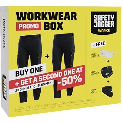 Safety Jogger werkkledingbox deneb zwart maat 54 - s40200540 Safety Jogger werkkledingbox deneb zwart maat 54 - s40200540