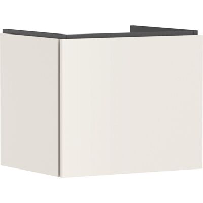 Hansgrohe xilesa e - badmeubel - 580/470mm maat - 1 lade - voor wastafel - sand matt beige Hansgrohe xilesa e - badmeubel - 580/470mm maat - 1 lade - voor wastafel - sand matt beige