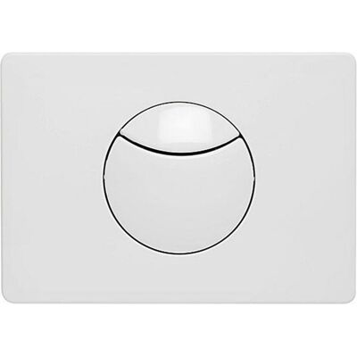 Plieger donau bedieningspaneel - bedieningspaneel toilet - 2 knoppen rond - bedieningspaneel wit Plieger donau bedieningspaneel - bedieningspaneel toilet - 2 knoppen rond - bedieningspaneel wit