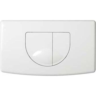 Plieger main bedieningspaneel - bedieningspaneel toilet - 2 knoppen - bedieningspaneel wit Plieger main bedieningspaneel - bedieningspaneel toilet - 2 knoppen - bedieningspaneel wit