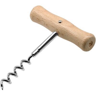 Fackelmann basic kurkentrekker 10.5 cm hout/chroom Fackelmann basic kurkentrekker 10.5 cm hout/chroom
