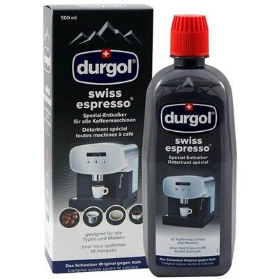 Durgol Swiss Espresso Ontkalker - 500ml Koffiemachine Reiniger Durgol Swiss Espresso Ontkalker - 500ml Koffiemachine Reiniger