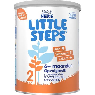 LITTLE STEPS® Nestlé little steps 2 - flesvoeding 6+ maanden - 2x 800 gram - babymelk - babyvoeding LITTLE STEPS® Nestlé little steps 2 - flesvoeding 6+ maanden - 2x 800 gram - babymelk - babyvoeding