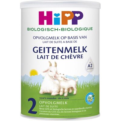 HiPP opvolgmelk 2 bio - geitenmelk babyvoeding - 6+ maanden - 400g HiPP opvolgmelk 2 bio - geitenmelk babyvoeding - 6+ maanden - 400g
