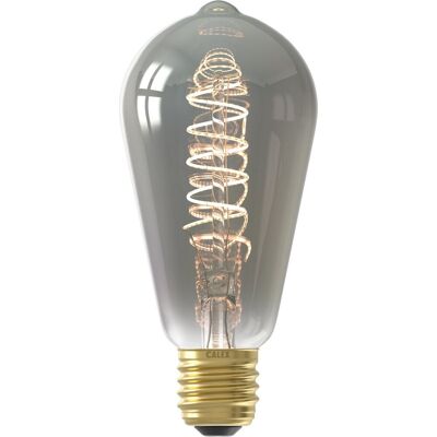 Calex filament led lamp - e27 - titanium - lichtbron - 4w - dimbaar Calex filament led lamp - e27 - titanium - lichtbron - 4w - dimbaar