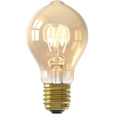 Calex spiraal filament led lamp - e27 - a60 - goud Calex spiraal filament led lamp - e27 - a60 - goud