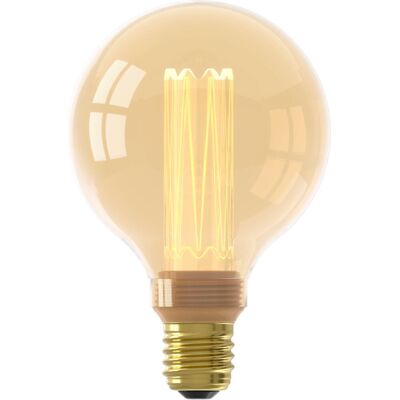 Calex crown series led lamp - e27 - g95 lichtbron goud - 3.5w - dimbaar Calex crown series led lamp - e27 - g95 lichtbron goud - 3.5w - dimbaar