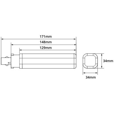 Philips G24d-3 LED Lamp - Verlichting Philips G24d-3 LED Lamp - Verlichting