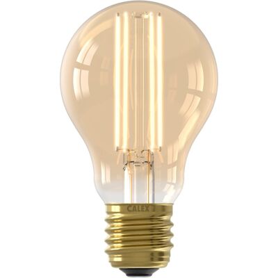 Calex filament led lamp - e27 - a60 lichtbron goud - 4.5w - dimbaar Calex filament led lamp - e27 - a60 lichtbron goud - 4.5w - dimbaar