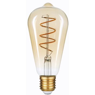Avide e27 led filament lamp 4.5w - 400lm - 2700k - extra warm wit - led edison st58 - vervangt 35w gloeilamp Avide e27 led filament lamp 4.5w - 400lm - 2700k - extra warm wit - led edison st58 - vervangt 35w gloeilamp