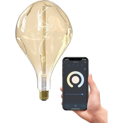 Calex evo xxl slimme led lamp - e27 - smart lichtbron - goud - dimbaar - warm wit licht - 6w Calex evo xxl slimme led lamp - e27 - smart lichtbron - goud - dimbaar - warm wit licht - 6w