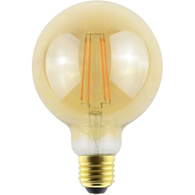 Avide e27 led filament lamp 7w - 725lm - 2500k - extra warm wit - dimbaar - led globe g95 - vervangt 55w gloeilamp Avide e27 led filament lamp 7w - 725lm - 2500k - extra warm wit - dimbaar - led globe g95 - vervangt 55w gloeilamp
