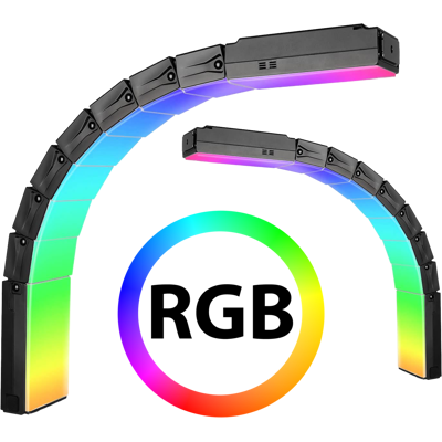 Sirui B25R-D 2-delige Set Flexibele RGB LED Panelen - Foto + Video Sirui B25R-D 2-delige Set Flexibele RGB LED Panelen - Foto + Video