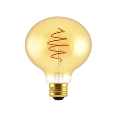 Enzo Nordlux led globe g125 e27 4,9-35w 2200k filament spiraal gold dimbaar - 2760150 Enzo Nordlux led globe g125 e27 4,9-35w 2200k filament spiraal gold dimbaar - 2760150