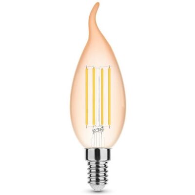 Enzo Modee led tipkaars e14 4-28w 1800k filament amber dimbaar 2-pack - led7408 Enzo Modee led tipkaars e14 4-28w 1800k filament amber dimbaar 2-pack - led7408