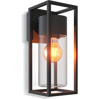 Calex led wandlamp genoa - e27 - ip44 spatwaterdicht - zwart - aluminium - industrieel - modern Calex led wandlamp genoa - e27 - ip44 spatwaterdicht - zwart - aluminium - industrieel - modern