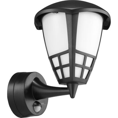 Maclean - buitenlamp - wandlamp - muurlamp met bewegingssensor - ip65 - max 60w - e27 - zwart Maclean - buitenlamp - wandlamp - muurlamp met bewegingssensor - ip65 - max 60w - e27 - zwart