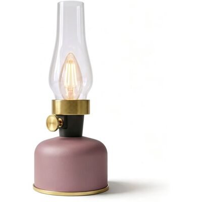 Calex lavinio oplaadbare tafellamp - draadloos - led olielamp - camping lamp - binnen en buiten - warm wit licht - dimbaar - rose Calex lavinio oplaadbare tafellamp - draadloos - led olielamp - camping lamp - binnen en buiten - warm wit licht - dimbaar - rose