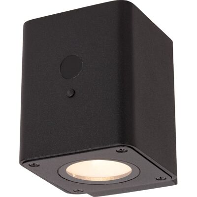 Lucide ramin - wandlamp - zonne-energie - led dimbaar - 1x1w 2700k/3000k - ip54 - beweging & dag/nacht sensor - zwart Lucide ramin - wandlamp - zonne-energie - led dimbaar - 1x1w 2700k/3000k - ip54 - beweging & dag/nacht sensor - zwart