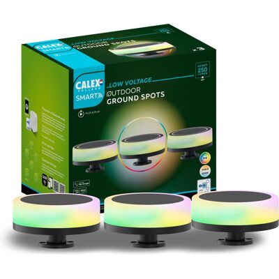 Calex Slimme Buiten Tuinfocus - RGB+CCT - 5401001400 Calex Slimme Buiten Tuinfocus - RGB+CCT - 5401001400