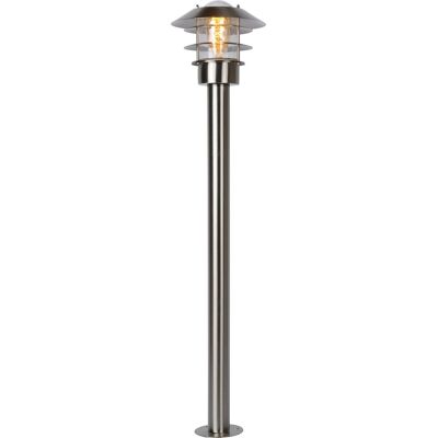Lucide zico - lantaarnpaal - ø 21,8 cm - 1xe27 - ip44 - mat chroom Lucide zico - lantaarnpaal - ø 21,8 cm - 1xe27 - ip44 - mat chroom
