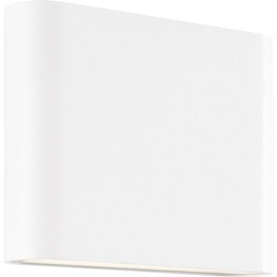 BRILLIANT Welbie Witte LED-Wandlamp - Buiten 11.5cm BRILLIANT Welbie Witte LED-Wandlamp - Buiten 11.5cm