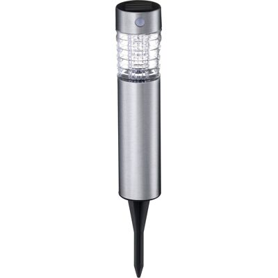 Grundig tuinverlichting op zonne-energie - tuinlamp met grondpin - koel wit licht - ip44 - ø6 x 38,5 cm Grundig tuinverlichting op zonne-energie - tuinlamp met grondpin - koel wit licht - ip44 - ø6 x 38,5 cm