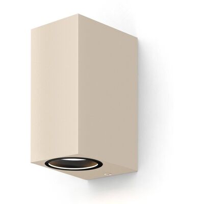 Calex wandlamp up & downlight bergamo - 2× gu10 - ip54 water- en stofbestendig - geschikt voor binnen en buiten - eenvoudige installatie - rechthoek - zwart Calex wandlamp up & downlight bergamo - 2× gu10 - ip54 water- en stofbestendig - geschikt voor binnen en buiten - eenvoudige installatie - rechthoek - zwart