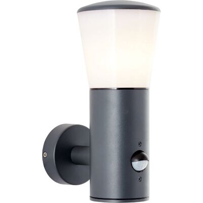 BRILLIANT Buitenwandlamp - Bewegingssensor - 24cm - Antraciet BRILLIANT Buitenwandlamp - Bewegingssensor - 24cm - Antraciet