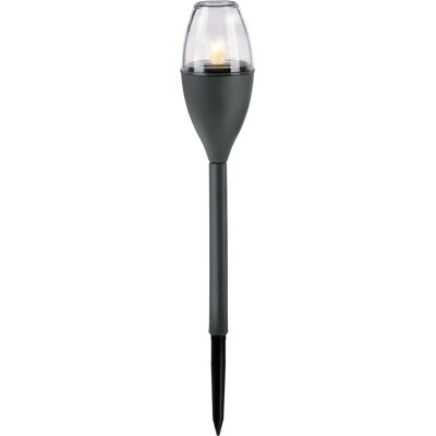 Grundig solar tuinlamp - ø6 x 85 cm - tuinverlichting met grondpin - flikkerende gele led - 6-8 uur brandduur Grundig solar tuinlamp - ø6 x 85 cm - tuinverlichting met grondpin - flikkerende gele led - 6-8 uur brandduur
