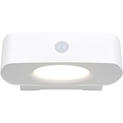 TRIO LIGHTING Buiten-LED Wandlamp - Zonne-energie, Bewegingssensor, Wit TRIO LIGHTING Buiten-LED Wandlamp - Zonne-energie, Bewegingssensor, Wit