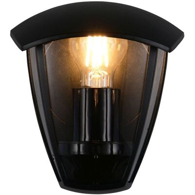 TRIO venta - wandlamp - zwart mat - excl. 1x e27 4 w - wandmontage - buitenverlichting - ip44 TRIO venta - wandlamp - zwart mat - excl. 1x e27 4 w - wandmontage - buitenverlichting - ip44