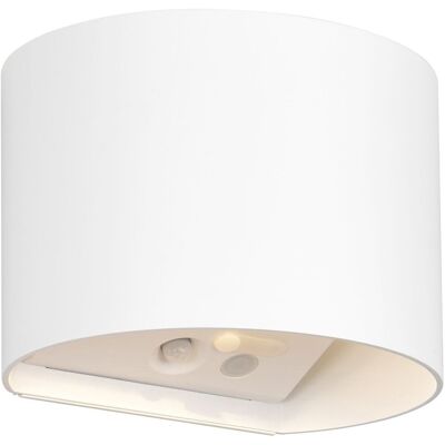 RL LIVE YOUR LIGHT Reality genie - wandlamp - wit mat - incl. 2x smd 1 w - bewegingssensor - usb-aansluiting - verlichting omhoog en omlaag - wandmontage - oplaadbaar - rl now - buitenverlichting - ip44 RL LIVE YOUR LIGHT Reality genie - wandlamp - wit mat - incl. 2x smd 1 w - bewegingssensor - usb-aansluiting - verlichting omhoog en omlaag - wandmontage - oplaadbaar - rl now - buitenverlichting - ip44