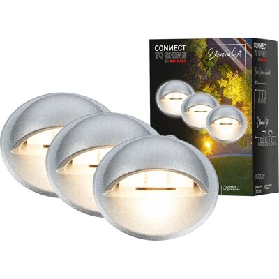 Briloner Connect to Shine Teak 3 LED Inbouwspots - Verlichtingsset Briloner Connect to Shine Teak 3 LED Inbouwspots - Verlichtingsset