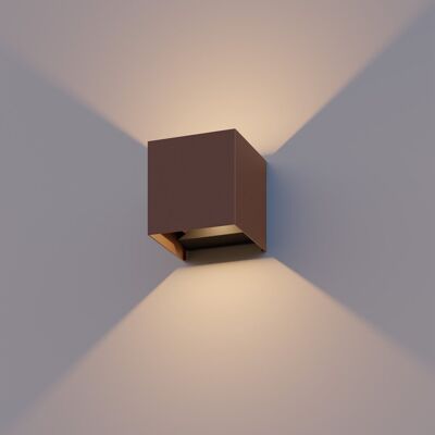 Calex - Cube - Oxide - IP54 - Outdoor Wall Light Calex - Cube - Oxide - IP54 - Outdoor Wall Light