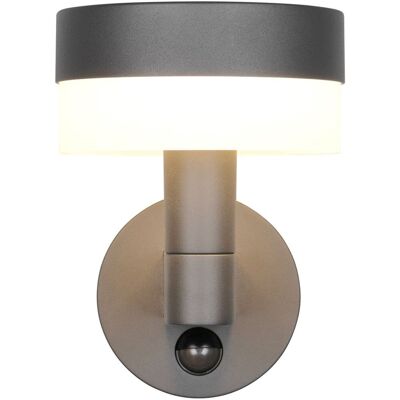 TRIO mackenzie - wandlamp - antraciet - incl. 1x smd 8 w - bewegingssensor - wandmontage - niet geschikt voor externe dimmer - niet dimbaar - buitenverlichting - ip54 TRIO mackenzie - wandlamp - antraciet - incl. 1x smd 8 w - bewegingssensor - wandmontage - niet geschikt voor externe dimmer - niet dimbaar - buitenverlichting - ip54
