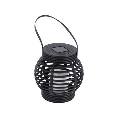 Grundig Zonne-energie LED Lantaarn 15x16cm Zwart - LED Lantaarn Grundig Zonne-energie LED Lantaarn 15x16cm Zwart - LED Lantaarn