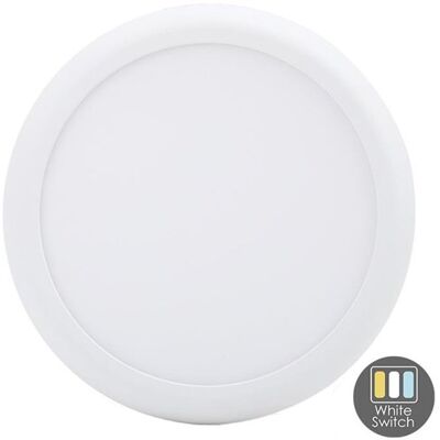 Enzo Cct led panel downlighter wit 12-18w tri-white ip44 - led2540 Enzo Cct led panel downlighter wit 12-18w tri-white ip44 - led2540