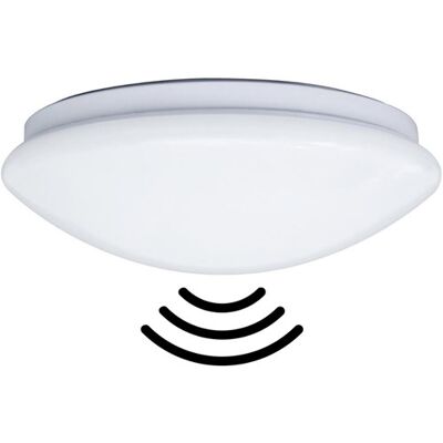 Enzo Thorgeon led plafonniere 255mm wit 12w tri-white ip44 + sensor - 5017770 Enzo Thorgeon led plafonniere 255mm wit 12w tri-white ip44 + sensor - 5017770